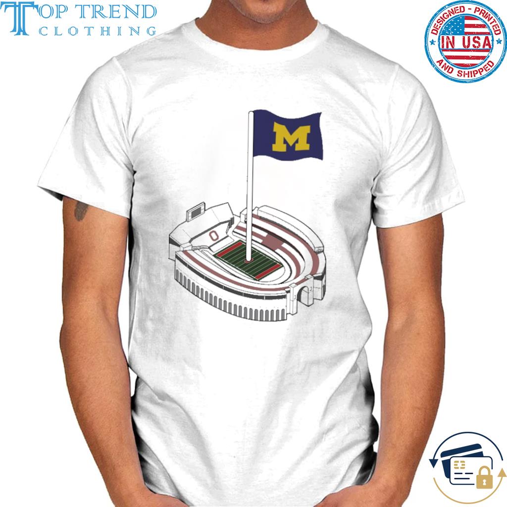 Michigan ohio stadium the shoe shirt