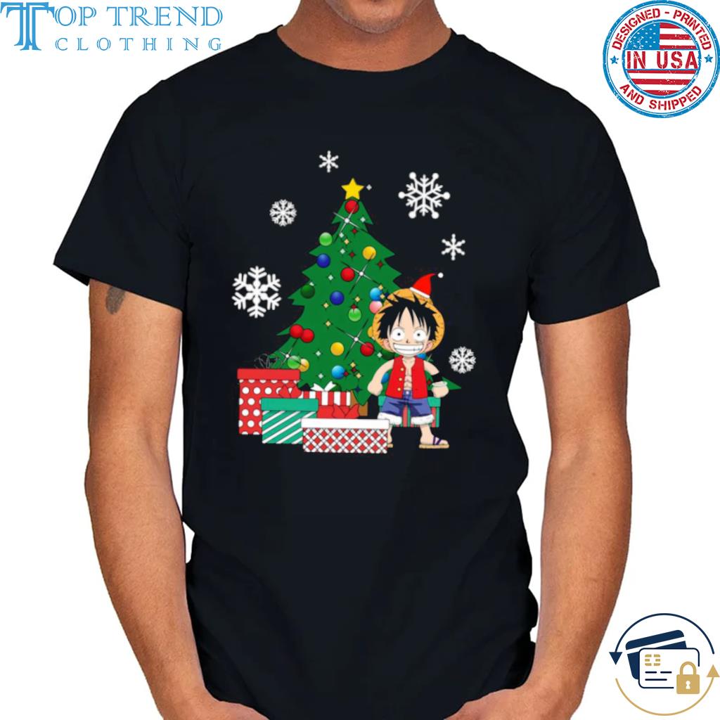 Monkey D Luffy Around The Christmas Tree One Piece 2022 shirt