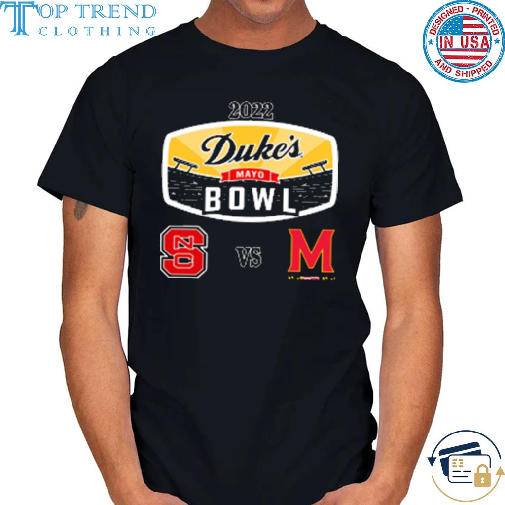 Nc state vs maryland 2022 duke's mayo bowl matchup shirt