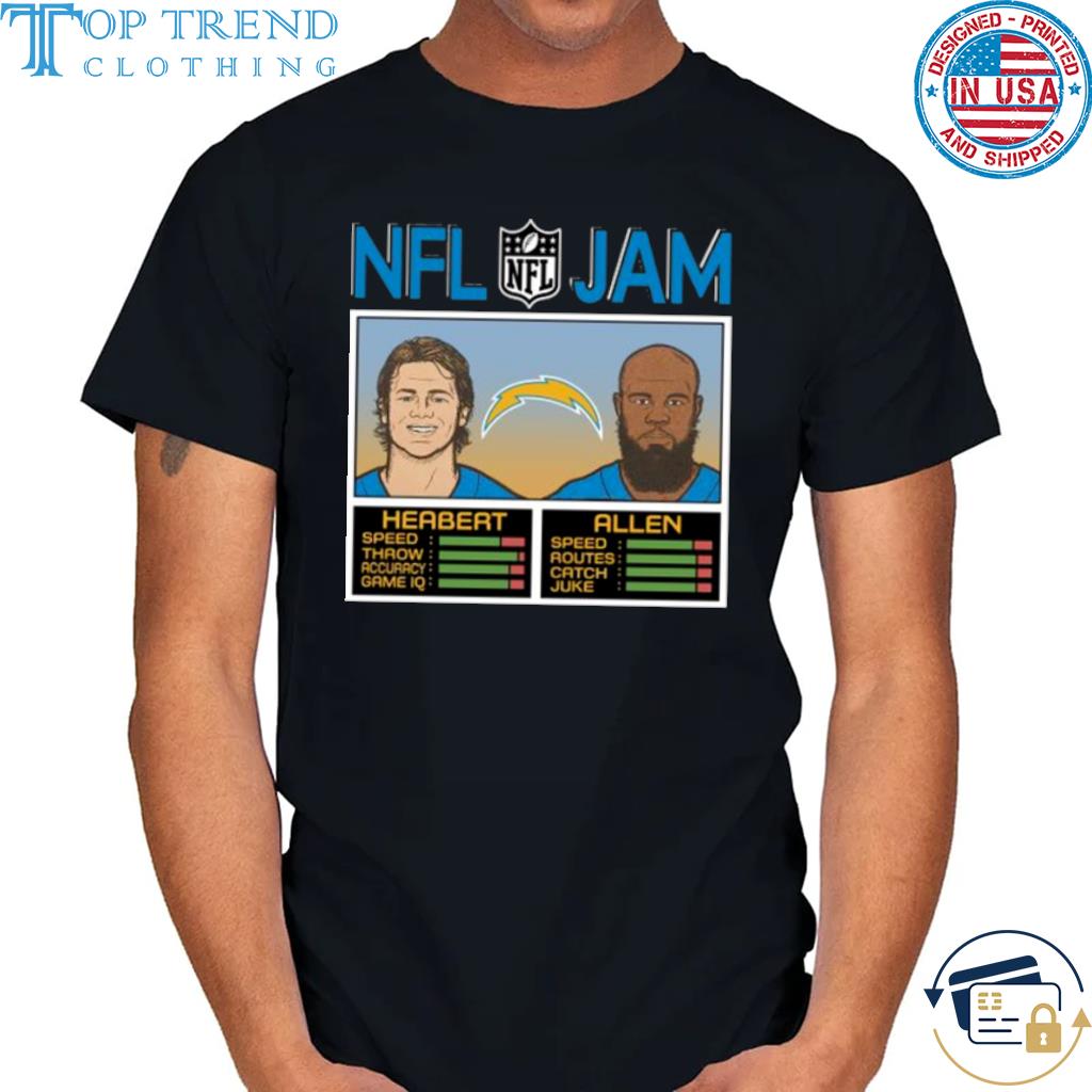 NFL Jam Los Angeles Chargers Herbert And Allen Shirt