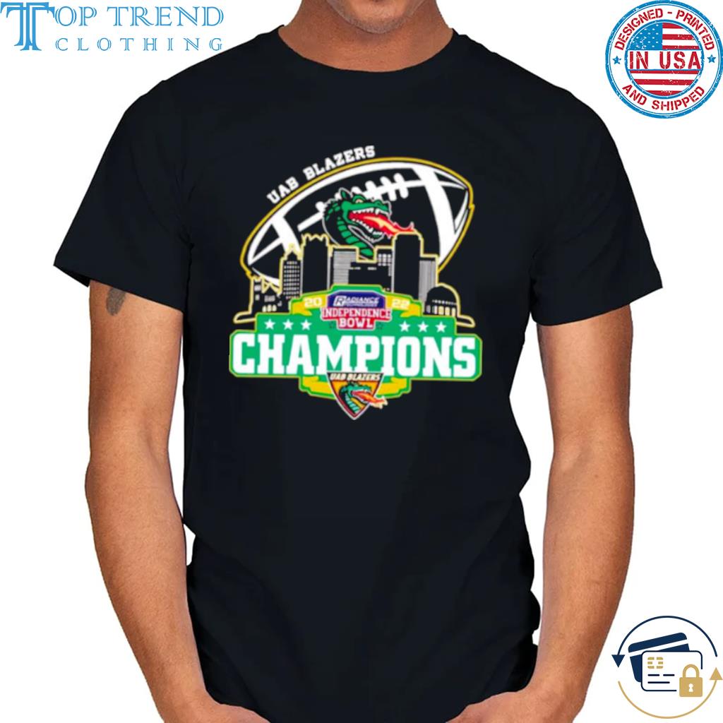 Nice champion Uab Blazers Logo Independence Bowl City 2022 Shirt