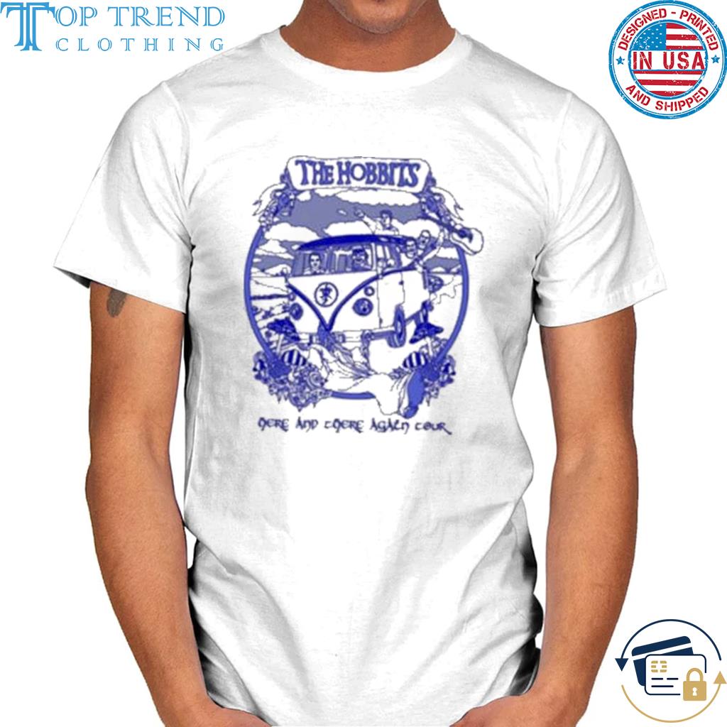 Official the hobbits here and there again tour shirt