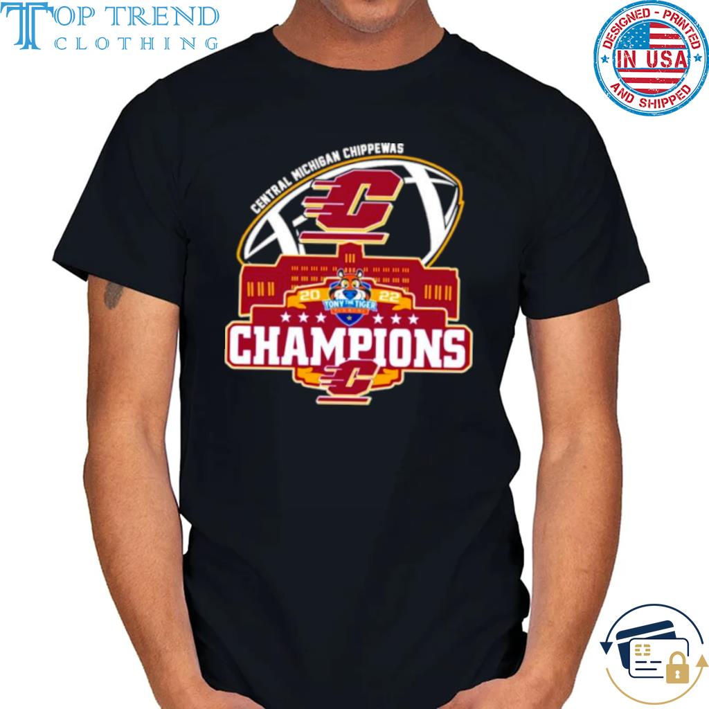 Original champion Central Michigan Chippewas Logo Tony The Tiger City 2022 Shirt