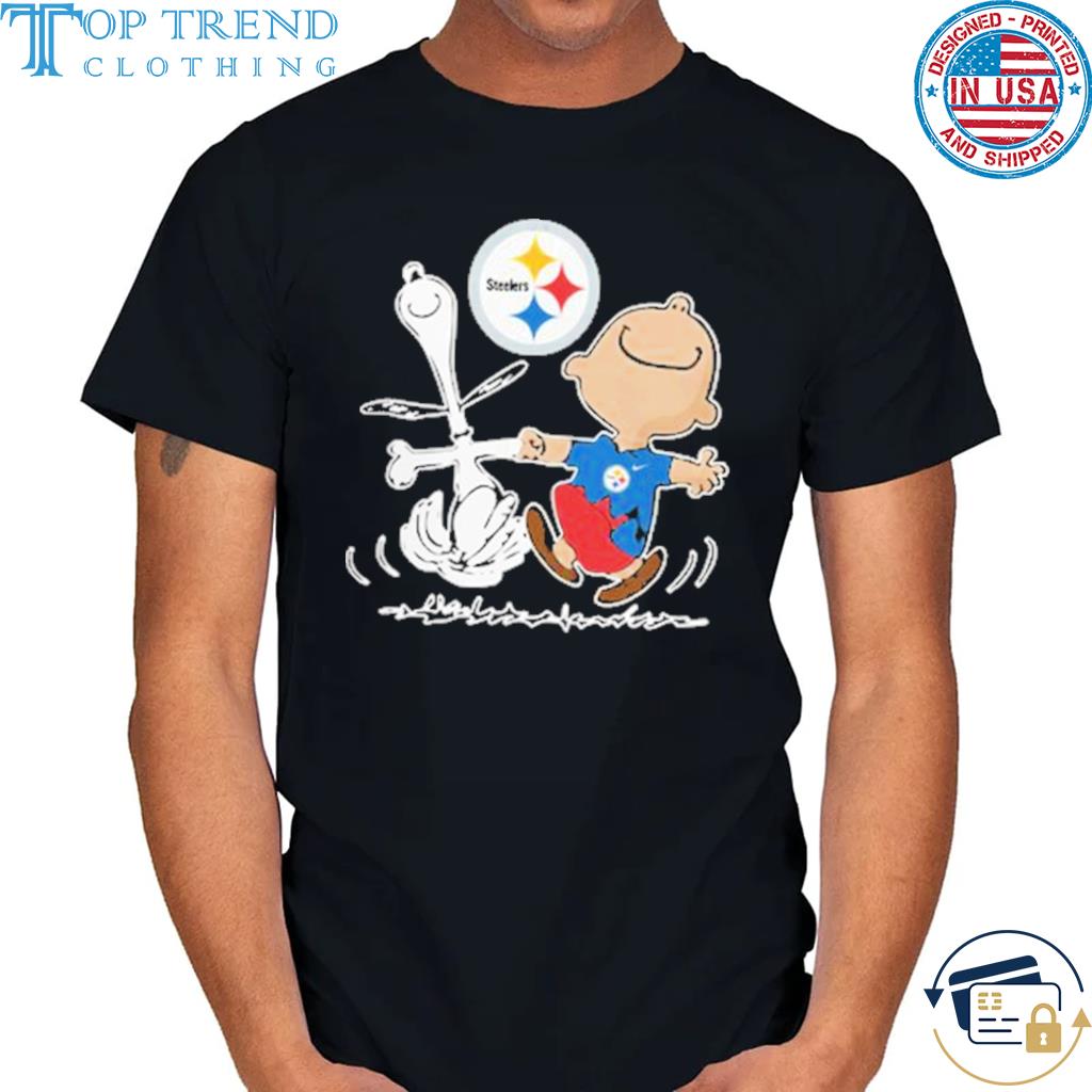 Premium charlie Brown & Snoopy Pittsburgh Steelers shirt