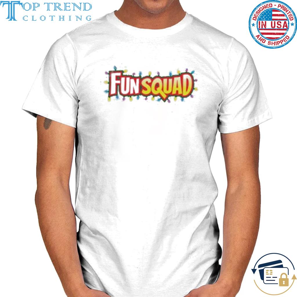 Premium fun squad Christmas lights sweater