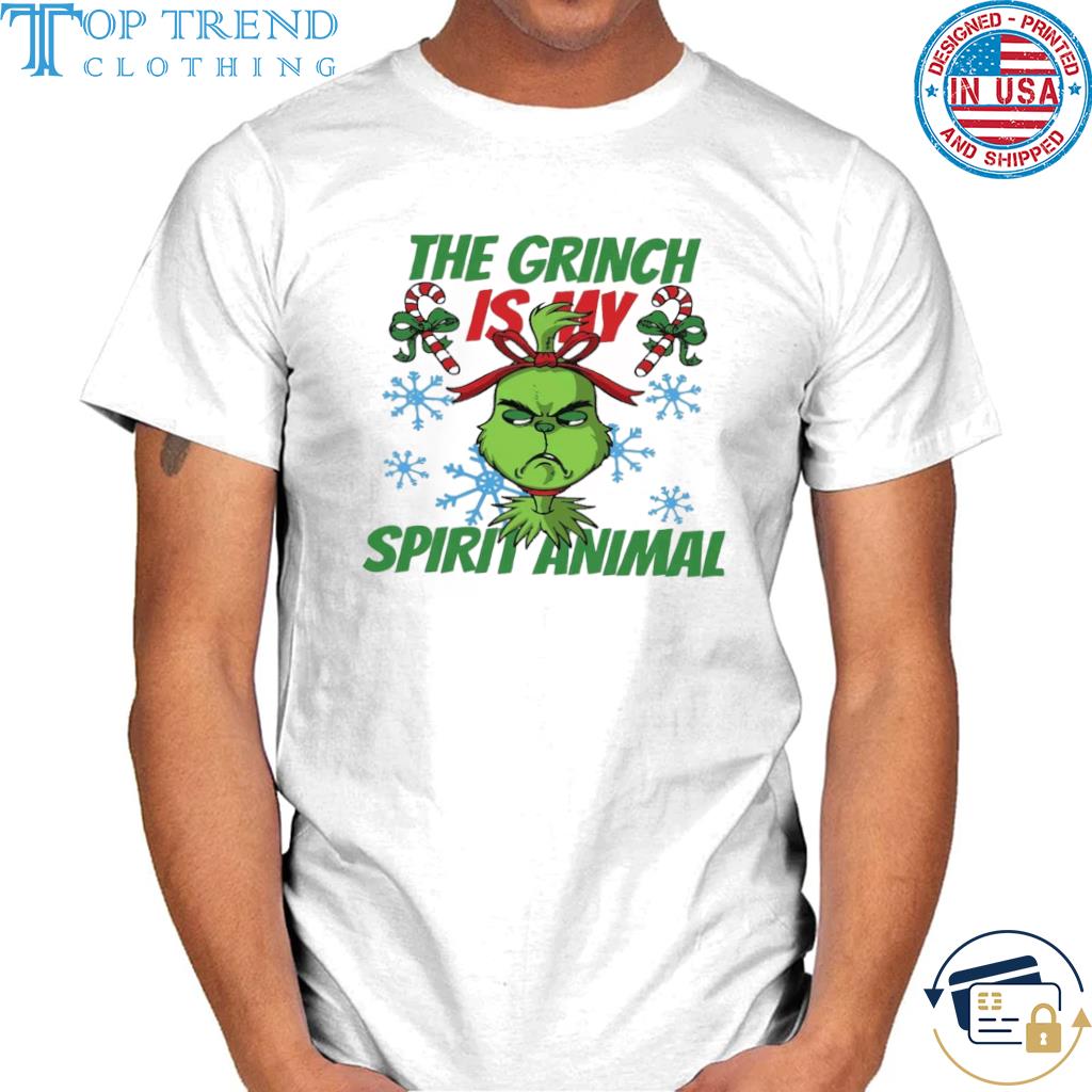Premium the grinch is my spirit animal Christmas sweater