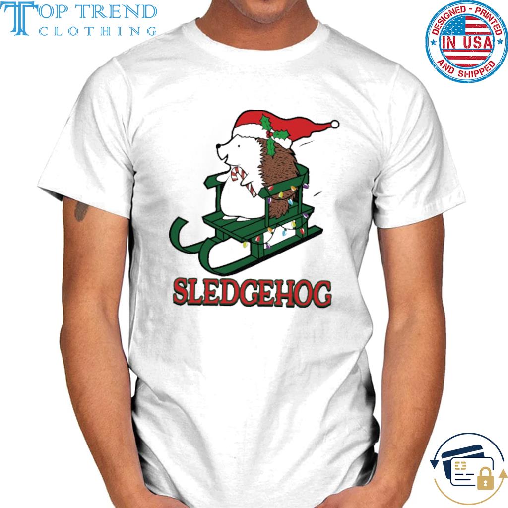 Santa Sledgehog Christmas Sweater