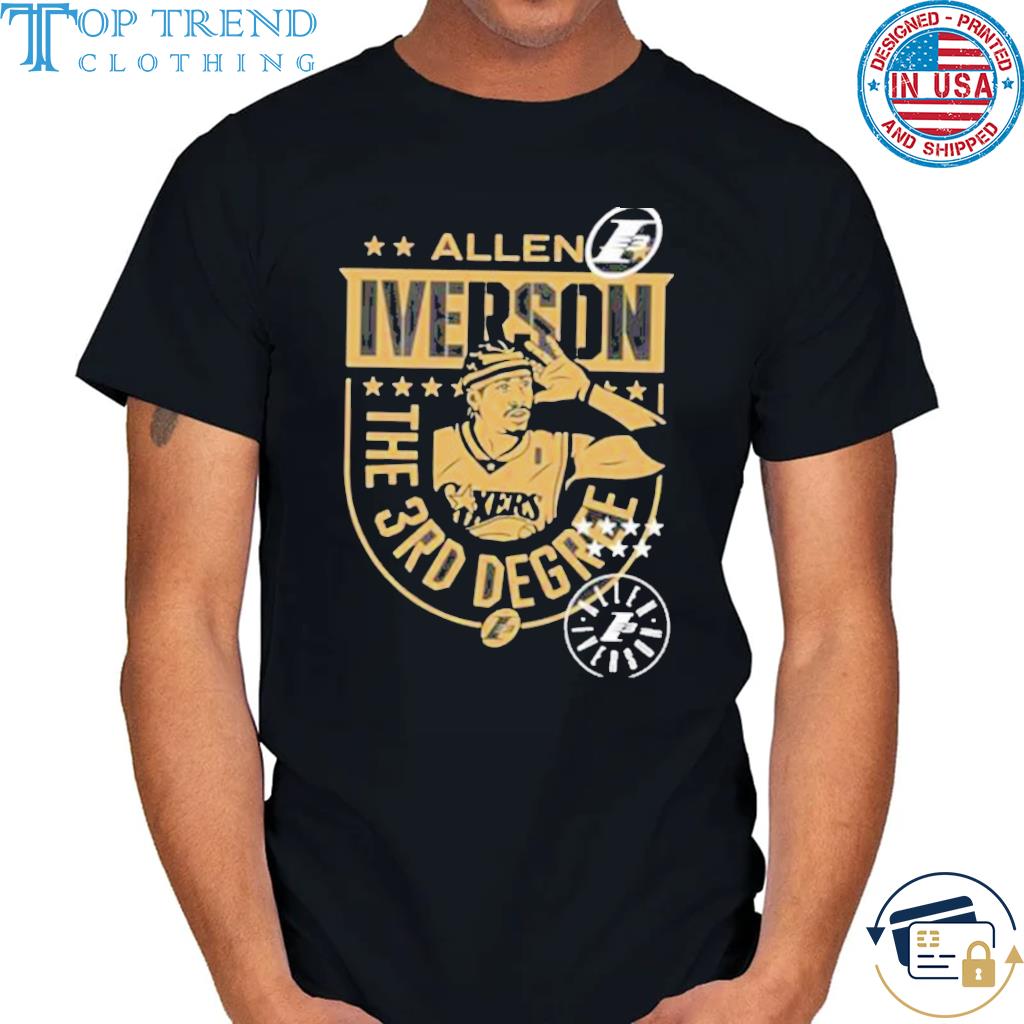 The 3rd degree basketball allen iverson shirt