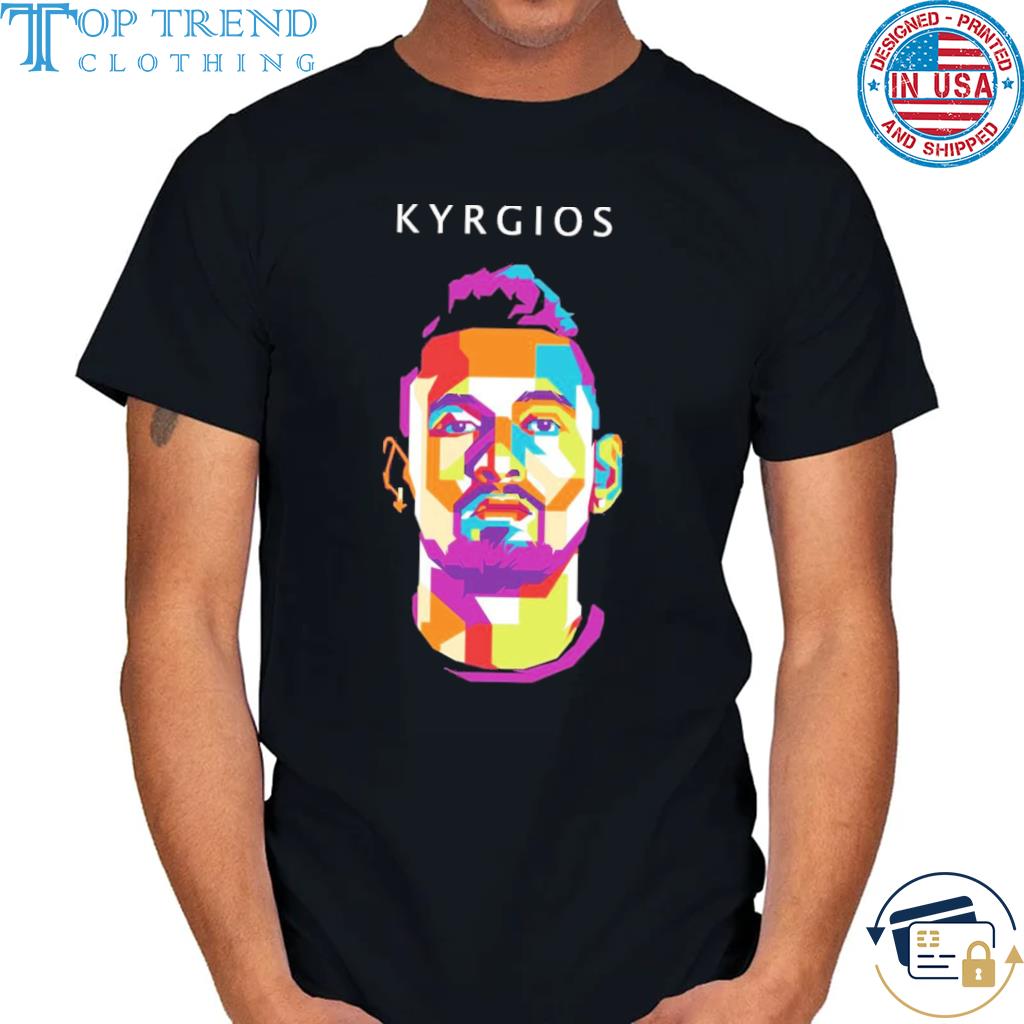 Top pro Tennis Player Digital Art Nick Kyrgios Shirt