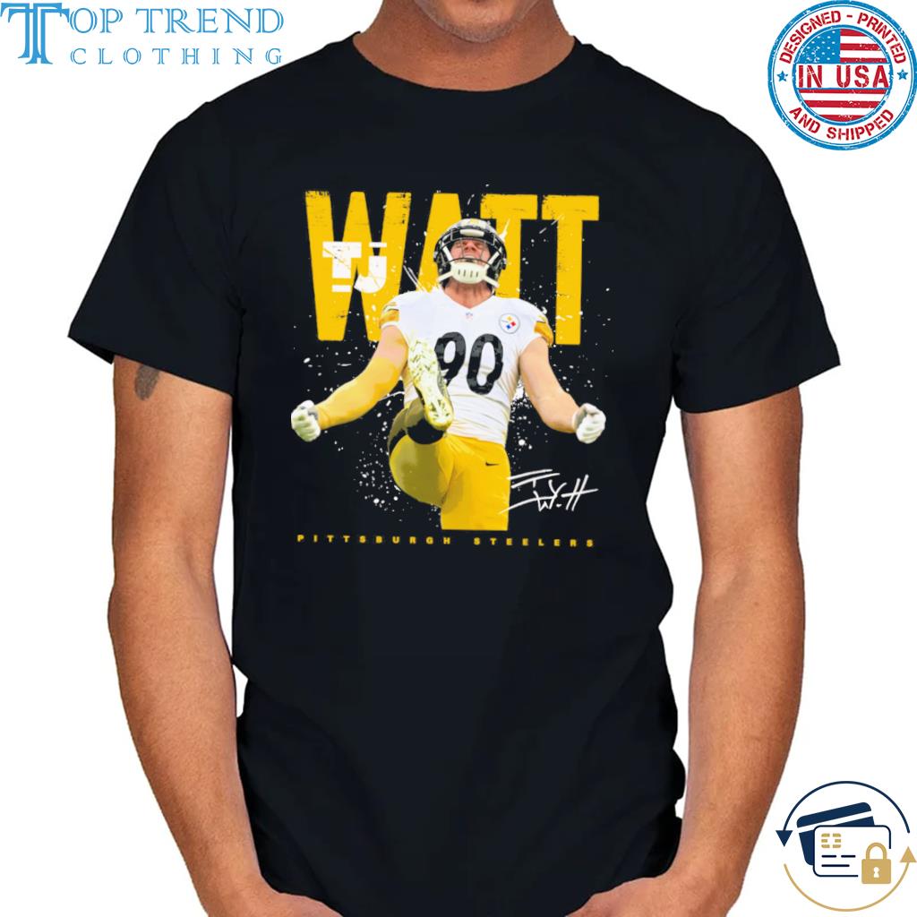 Top tj watt Pittsburgh steelers signature shirt