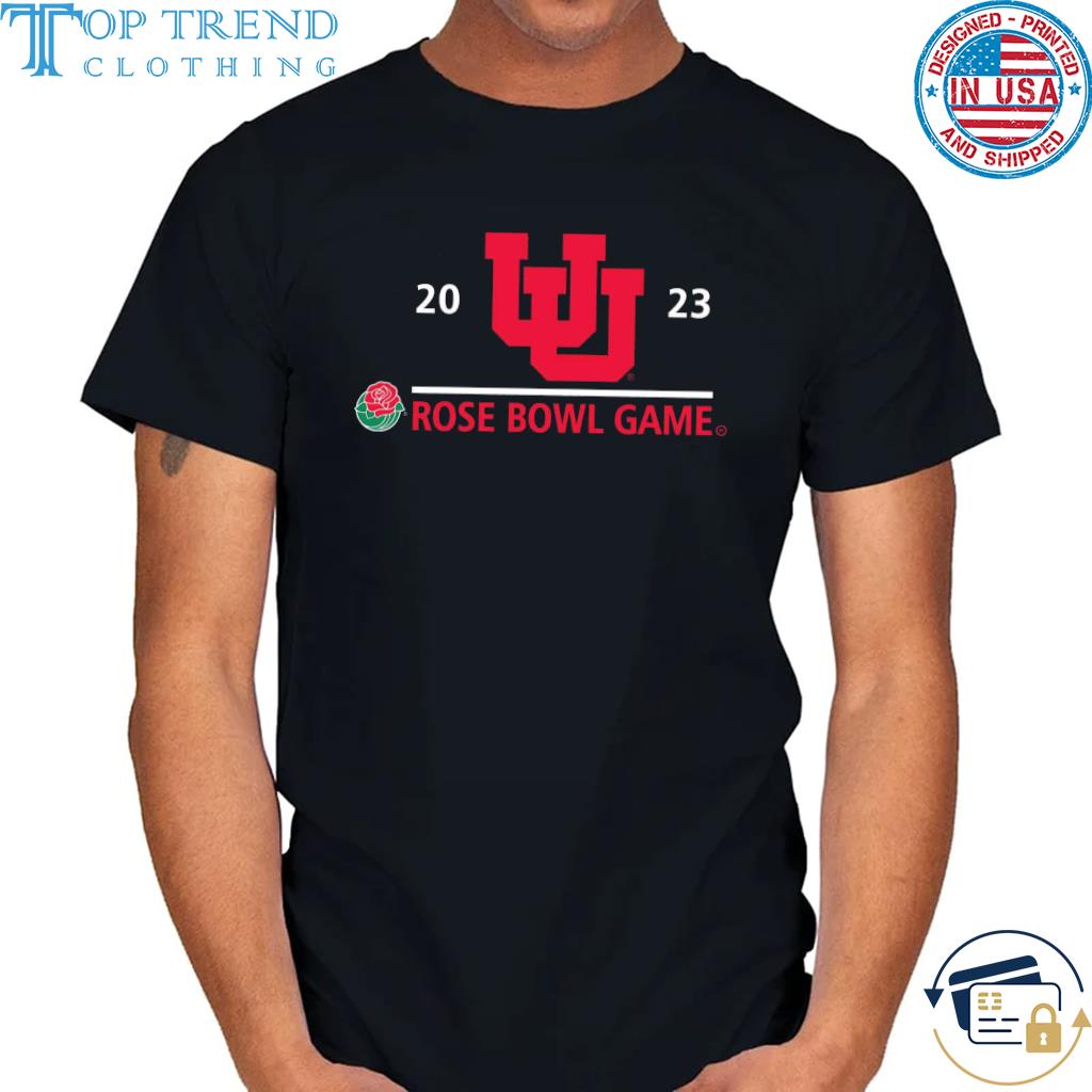 Utah football interlocking utah utes football rose game 2023 shirt