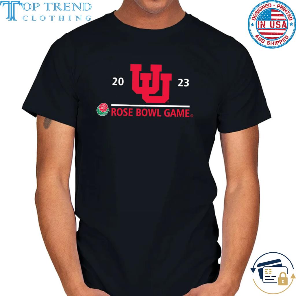 Utah football interlocking utah utes football rose shirt