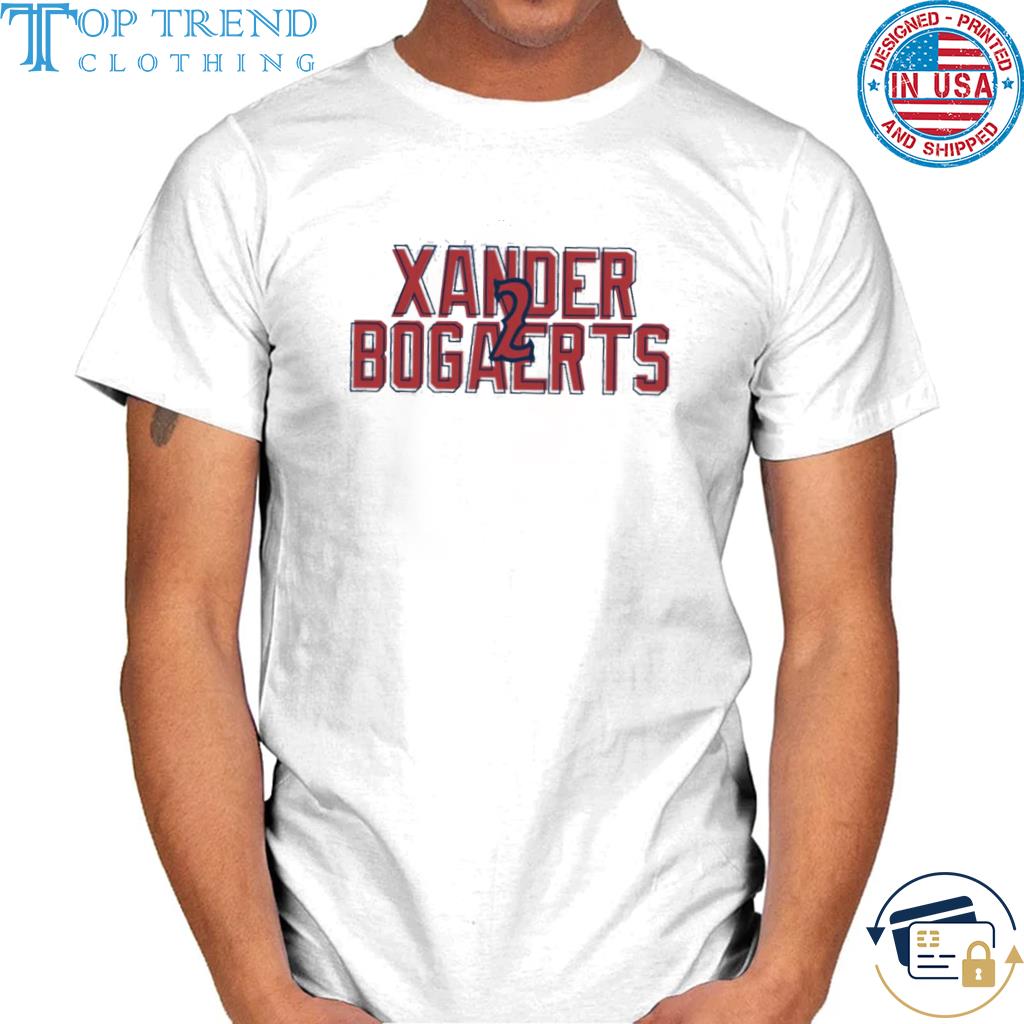 Xander Bogaerts Number 2 Baseball Shirt