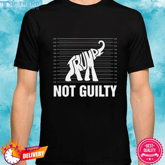 Official donald Trump Elephant not guilty shirt