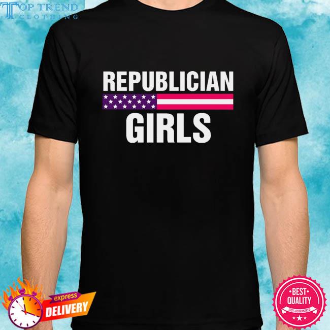 Official donald Trump republican girls American flag shirt