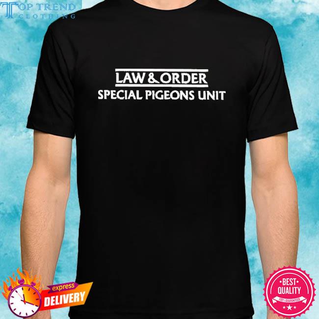 Official Law And Order Special Pigeons Unit Black Long Sleeve