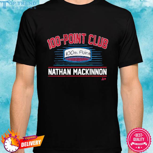 Official Nathan Mackinnon 100-Point Club T-Shirt