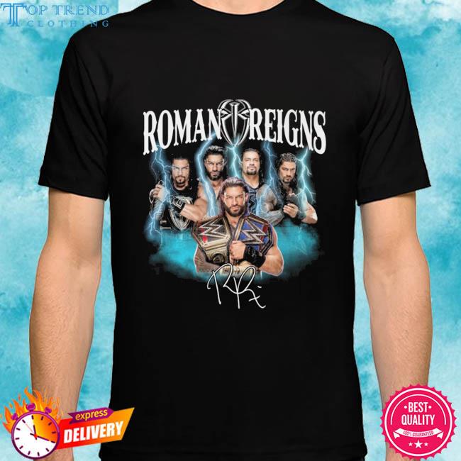 Official roman reigns 2023 thank you for the memories signatures shirt