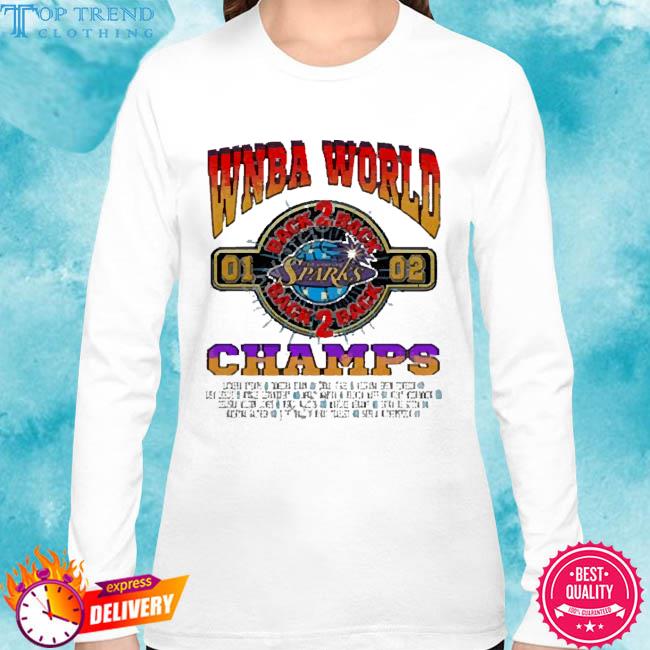 Los Angeles Lakers Wnba Los Angeles Sparks Back-to-back Champs Shirt