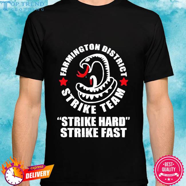 Matt Hardy Wearing Farmington District Strike Team Strike Hard Strike Fast Shirt