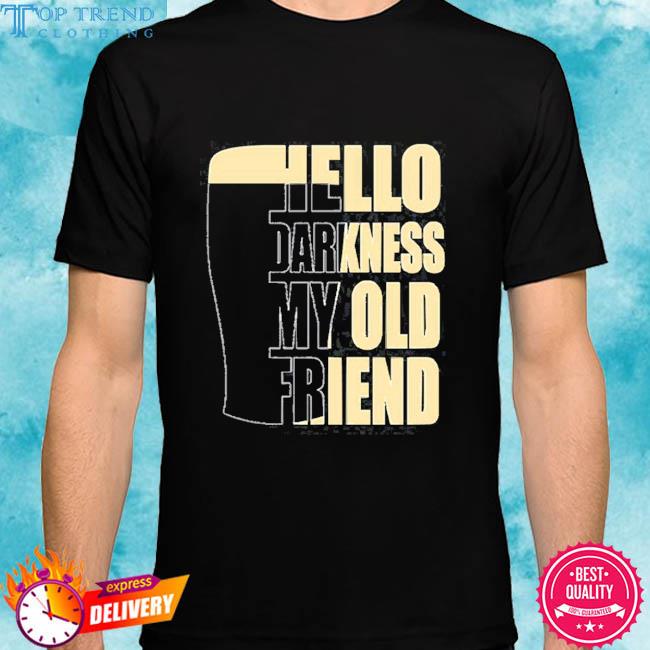 Official Parker Hello Darkness My Old Friend Stout Beer Shirt