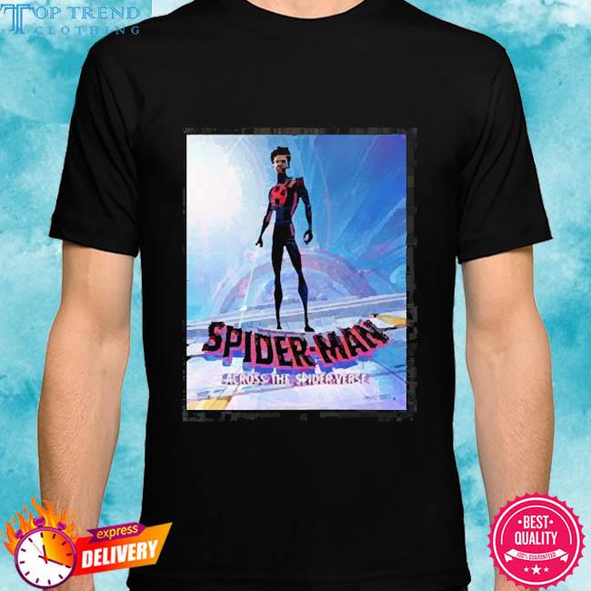 Official Spider-Man Across The Spider-Verse Miles Morales New Poster Home Decor Tee Shirt