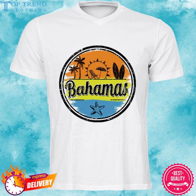 Premium bahamas retro circle vintage shirt