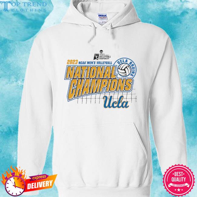 Premium blue 84 ucla bruins white 2023 ncaa men's volleyball national champions s hoodie