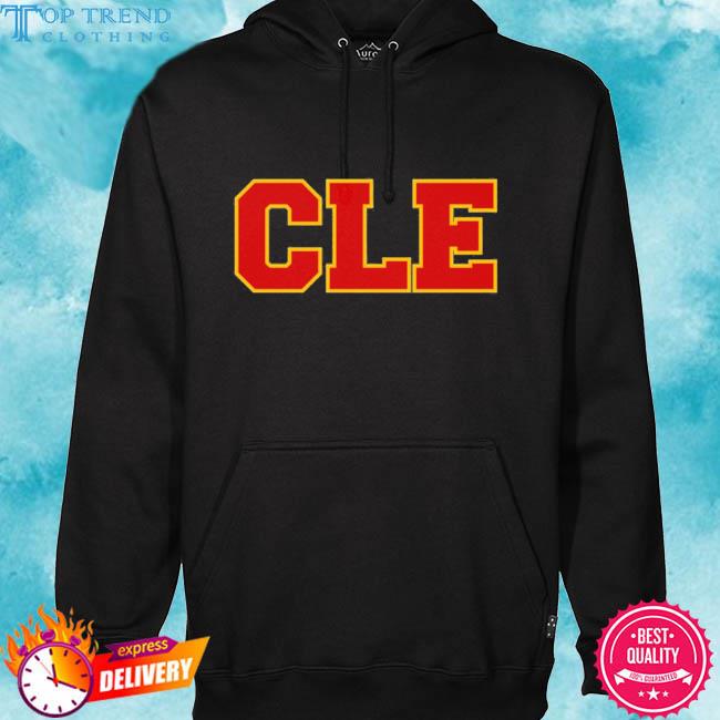 Premium cle cleveland logo s hoodie