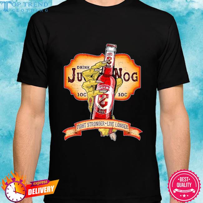 Premium drink juggernog soda zombies shirt