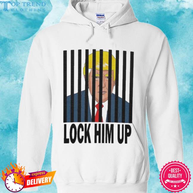 Premium lock him up anti Trump men's aop 2023 s hoodie