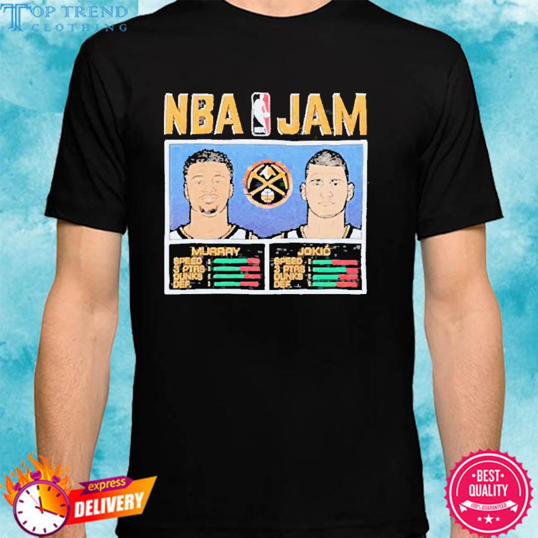 NBA Jam Jamal murray & nikola jokic denver nuggets shirt