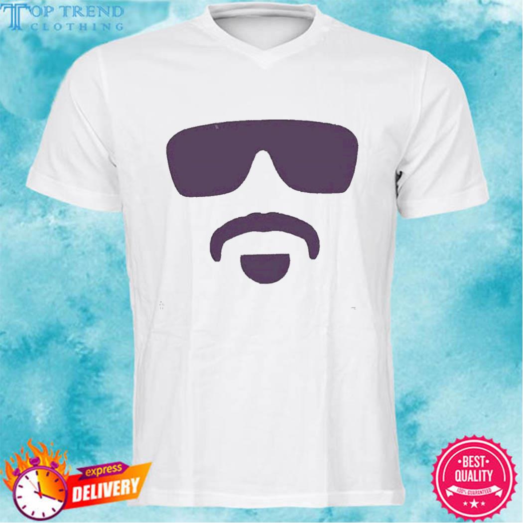 Official lsu Baseball Moustache And Glasses Shirt