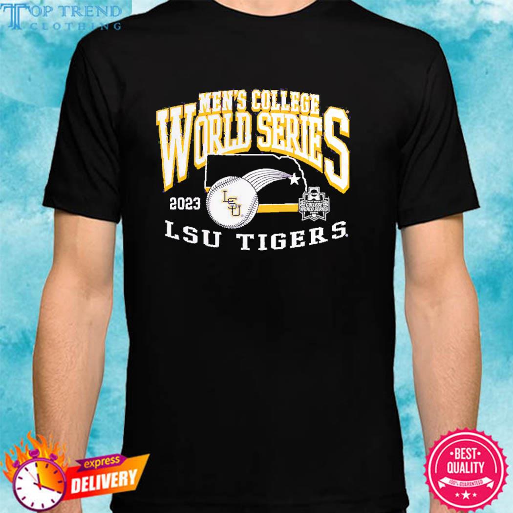 Official Lsu Tigers 2023 Ncaa Men’s Baseball College World Series T-Shirt