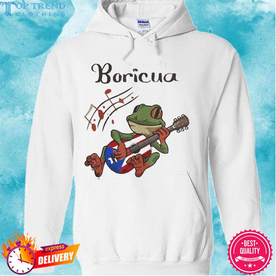 Official Puerto Rico Coqui Frog Rican Music Graphic Shirt hoodie