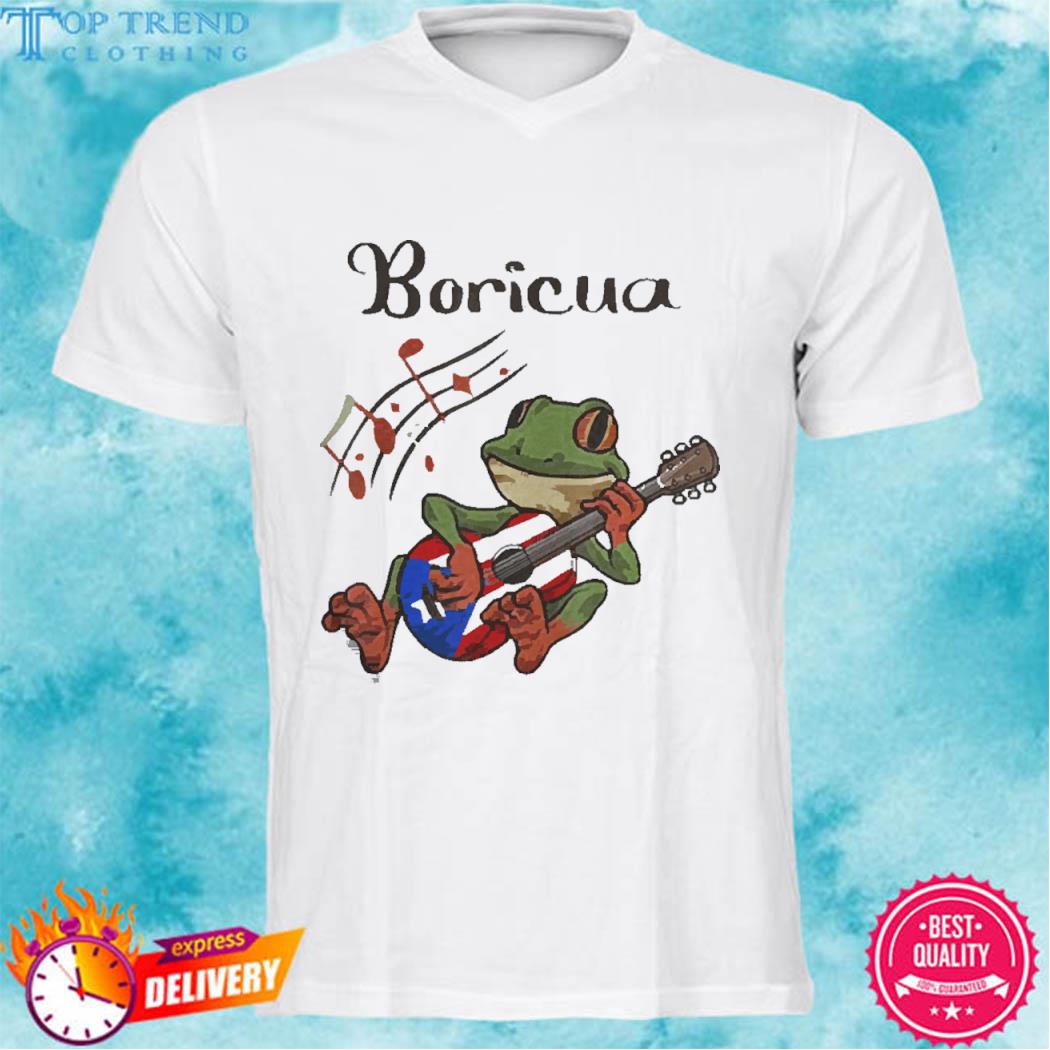 Official Puerto Rico Coqui Frog Rican Music Graphic Shirt