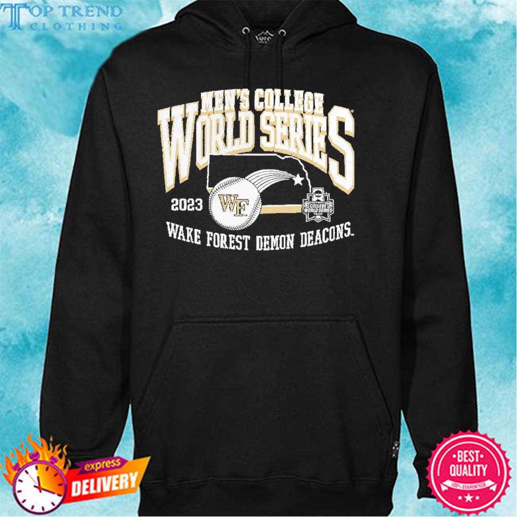 Official Wake Forest Demon Deacons 2023 Ncaa Men’s Baseball College World Series T-Shirt hoodie