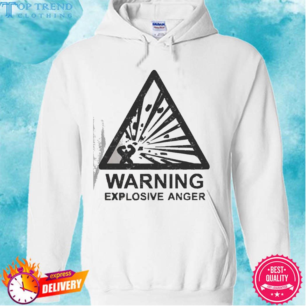 Official Warning Explosive Anger The Hulk Shirt hoodie