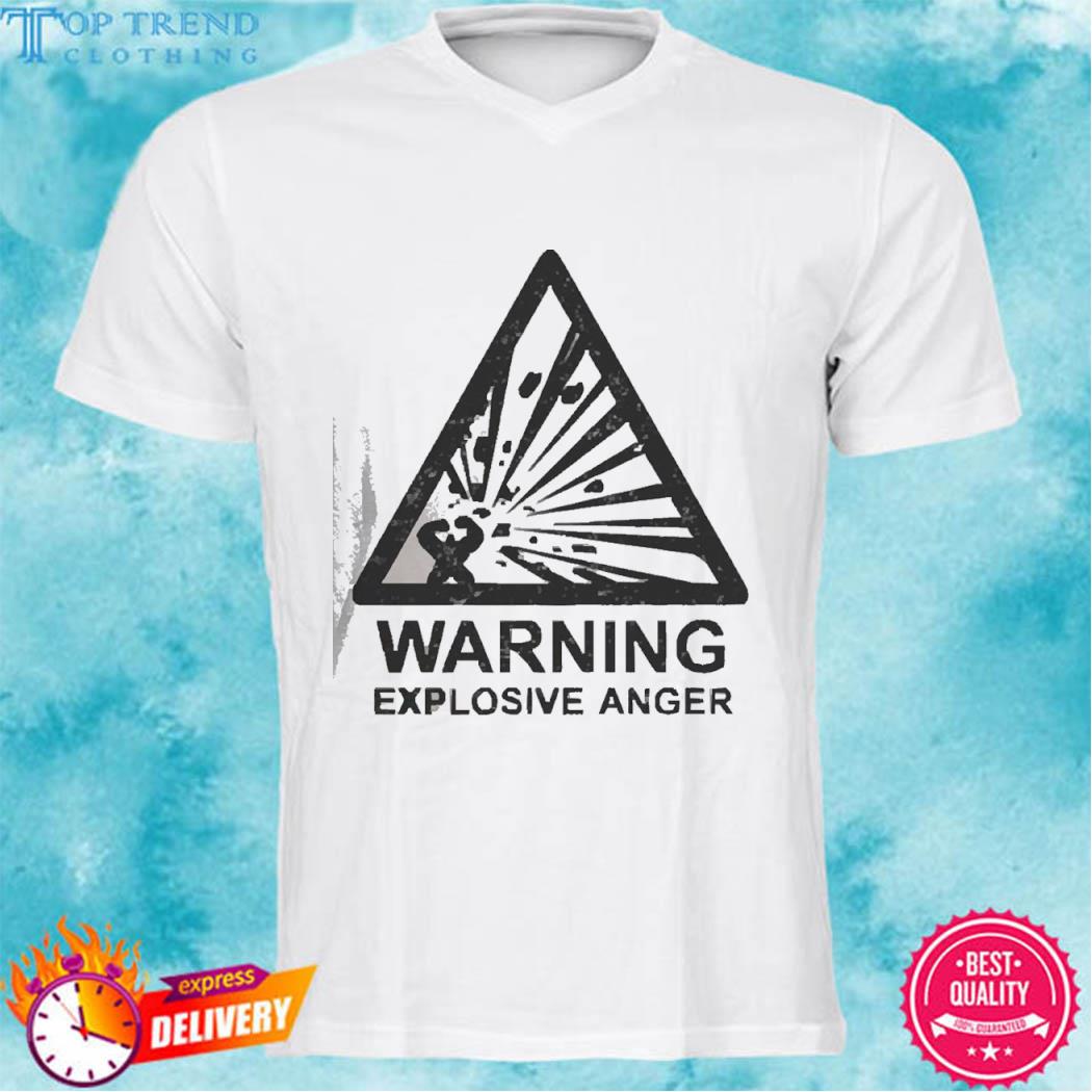 Official Warning Explosive Anger The Hulk Shirt