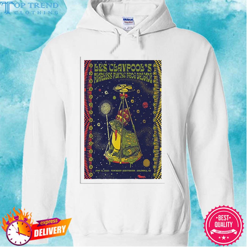 Poster Les Claypool's Fearless Flying Frog Brigade Township Auditorium Columbia, SC June 11, 2023 Shirt hoodie